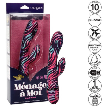 Vibratore Colorato Potente con 10 Modalità, Silenzioso e Impermeabile